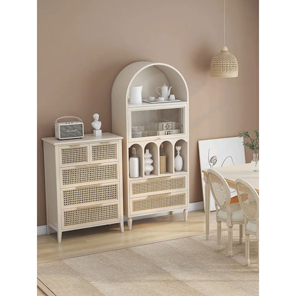 Bayou Breeze Afjol Solid Wood 1 Door Accent Wayfair